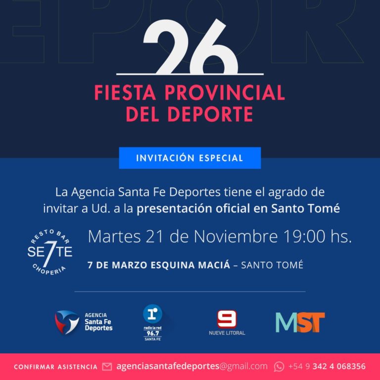 Se presenta la Gala del Deporte este martes en Sette Restó Bar de Santo Tomé